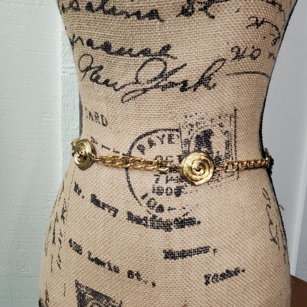 Gold Metal Waist / Hip Belt